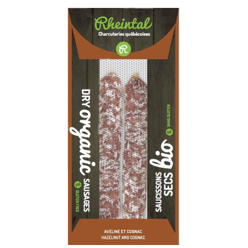 Étiquette - Saucisson sec aveline et cognac