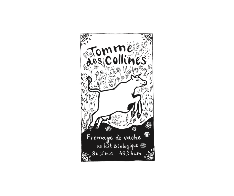 Étiquette - Tomme des Collines