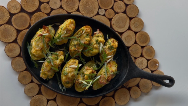 Pommes de terre Gabrielle farcies au Canotier de l’Isle